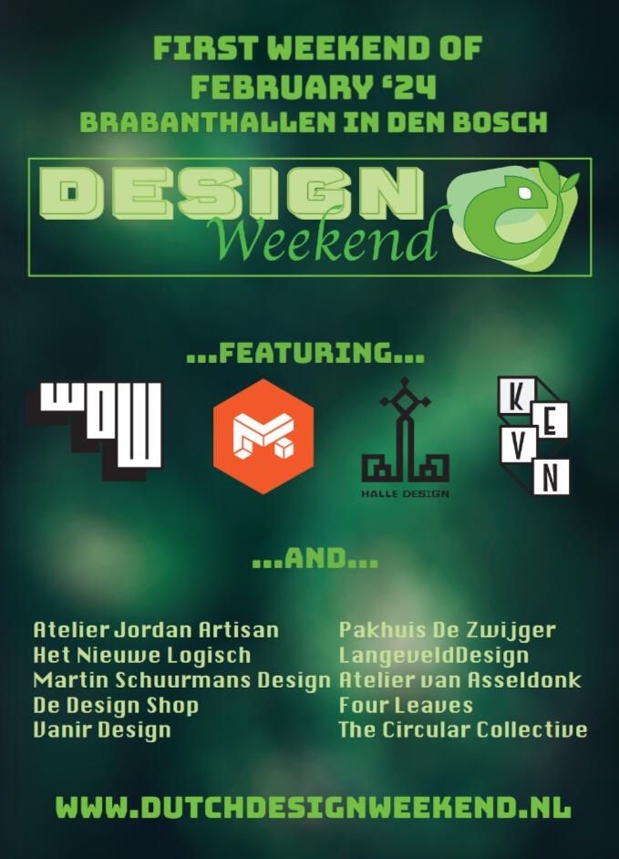 Poster Dutch Design Weekend